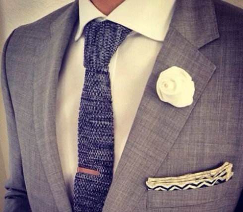 男士配饰搭配耳钉,男士领带配饰戴法