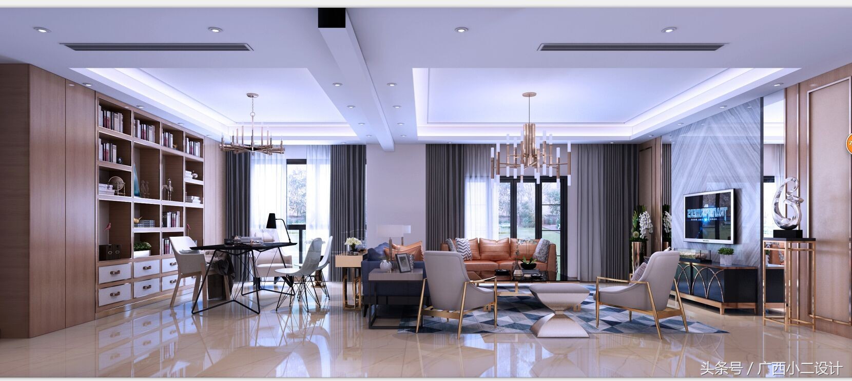 房间装修设计图1-3居室效果图,177平方米装修效果图