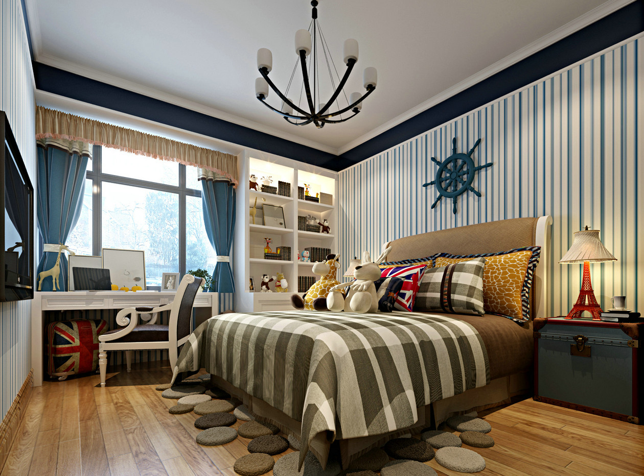 4-5岁儿童房装修风格,7-12岁儿童房装修风格简单