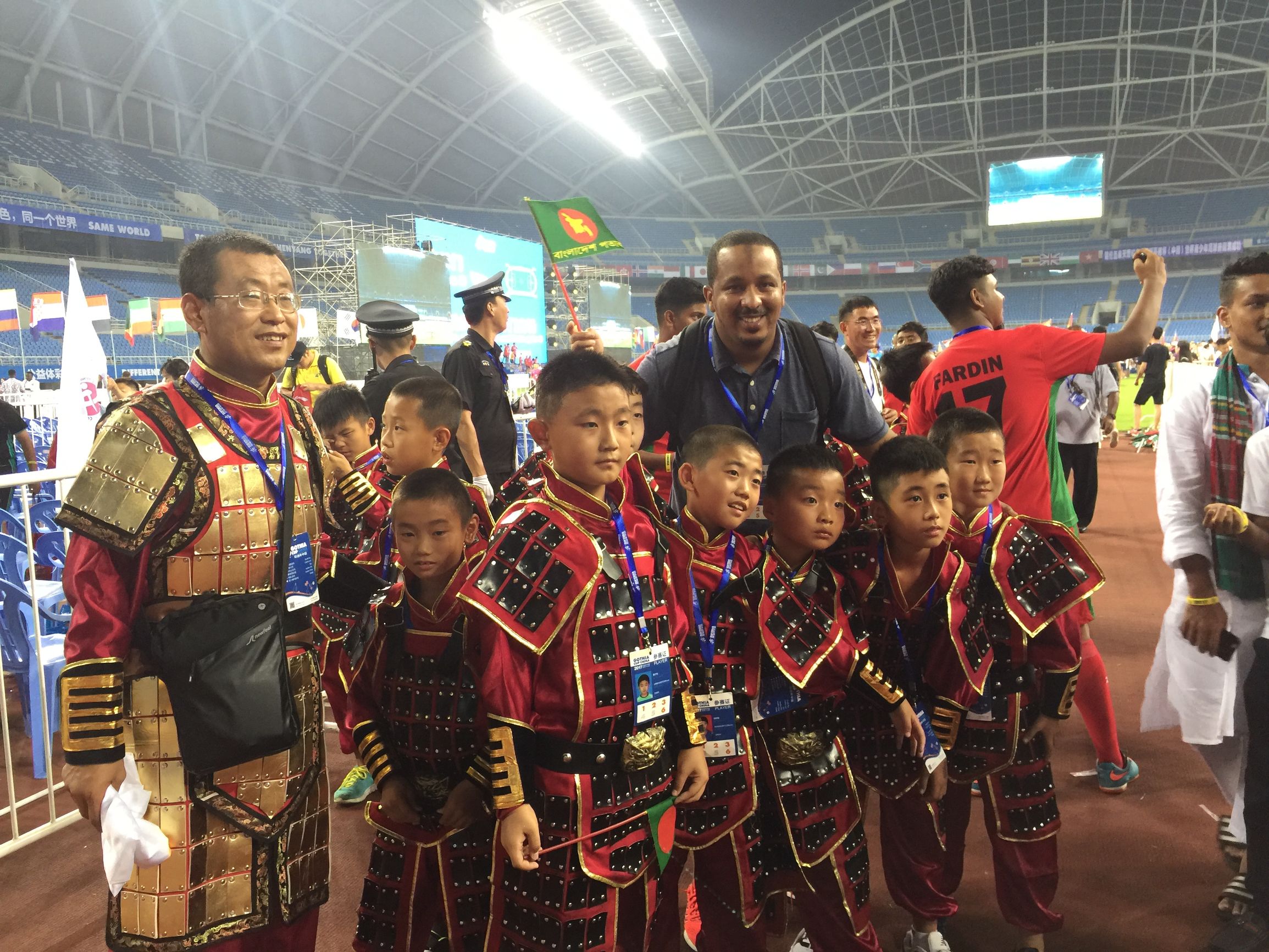 歌德杯开幕式,马德里青少年足球赛