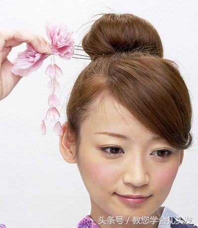 半花苞发型披肩发,想做女神要从头开始