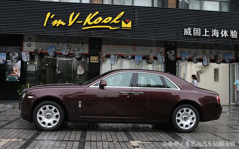 劳斯莱斯古思特车衣贴膜详细视频,上海劳斯莱斯贴车衣