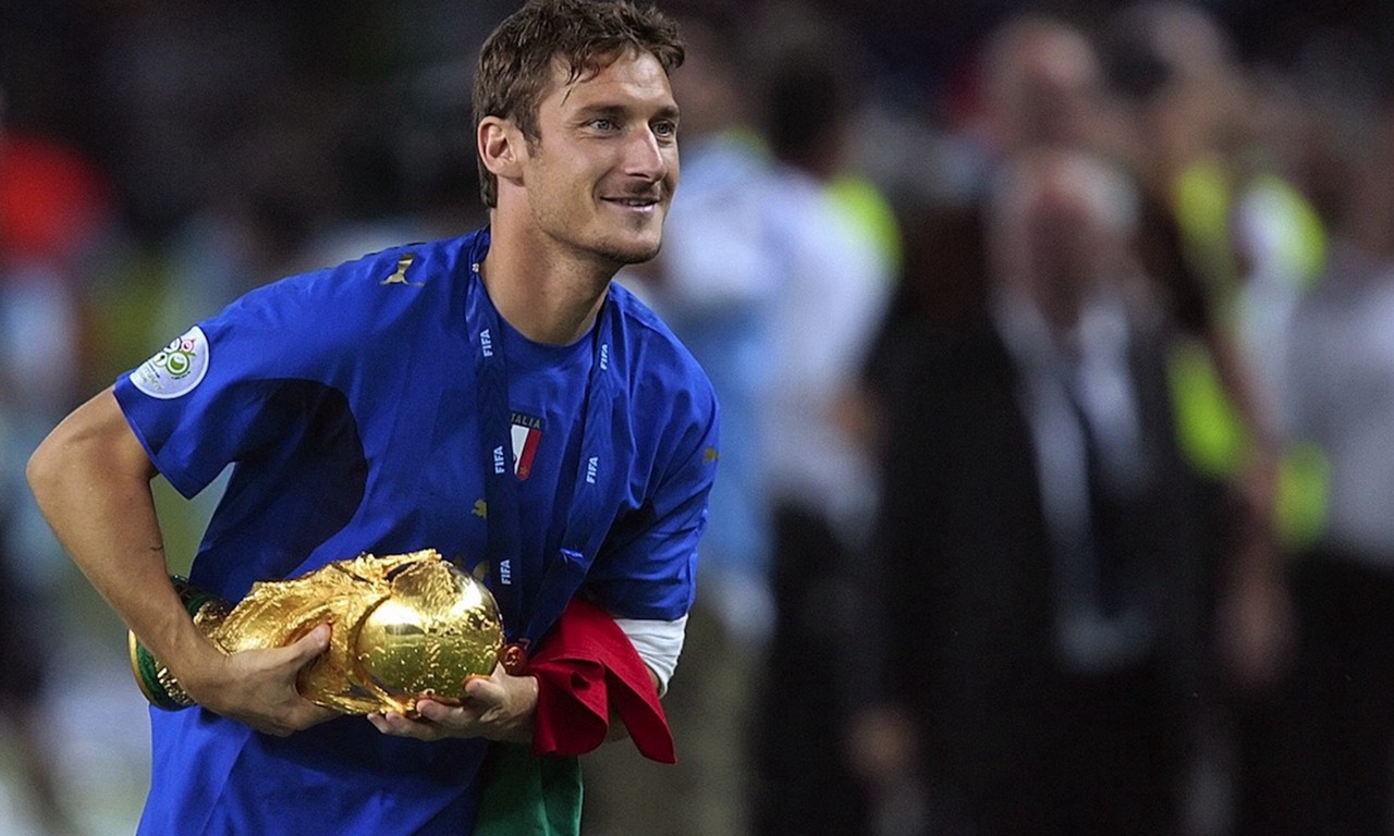 足球狼王托蒂告别,托蒂的标志性传奇