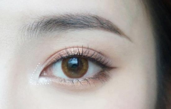 小清新款的眼影画法,又简单又日常的眼影画法