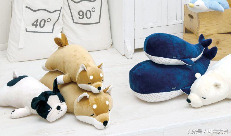 软萌十足动物抱枕，元气满满！让激萌宠物与你富足相伴！