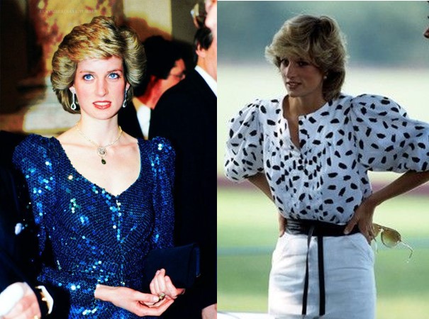 戴安娜王妃的时尚品味,戴安娜王妃复古风格
