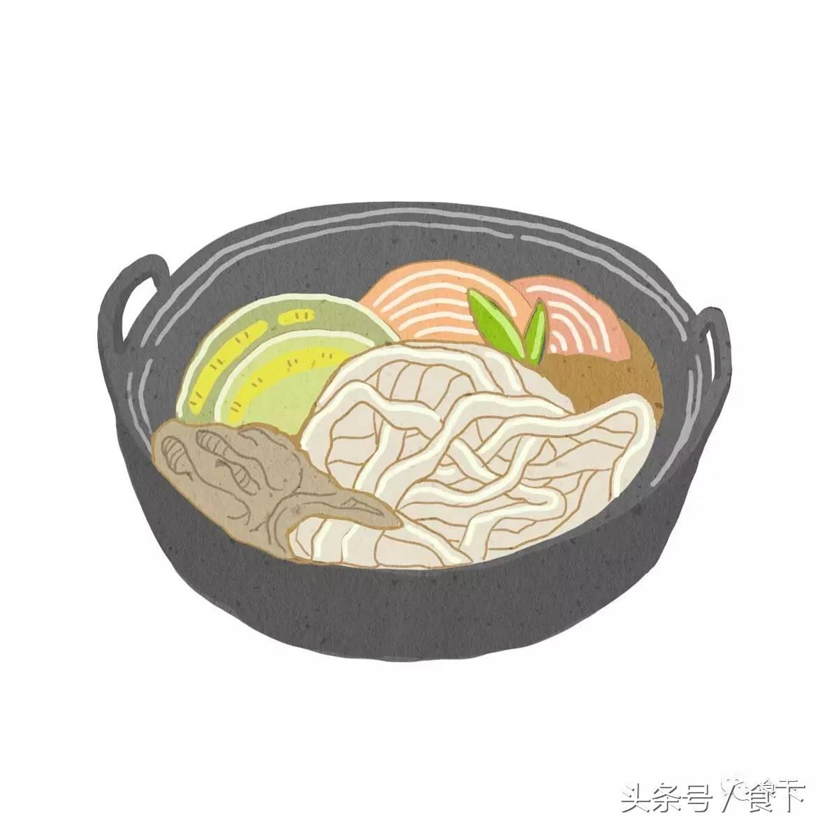 我的朋友Yang-Chen手绘了一组乌冬面