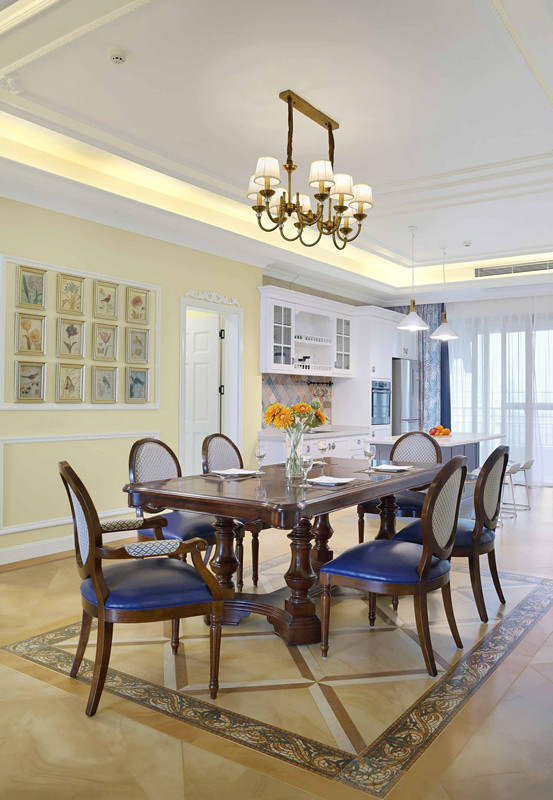 95万打造273平美式四居室，舒适休闲，广州水韵蓝湾装修借鉴