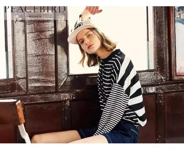 想要怎么穿都比别人瘦，只要一件条纹衫