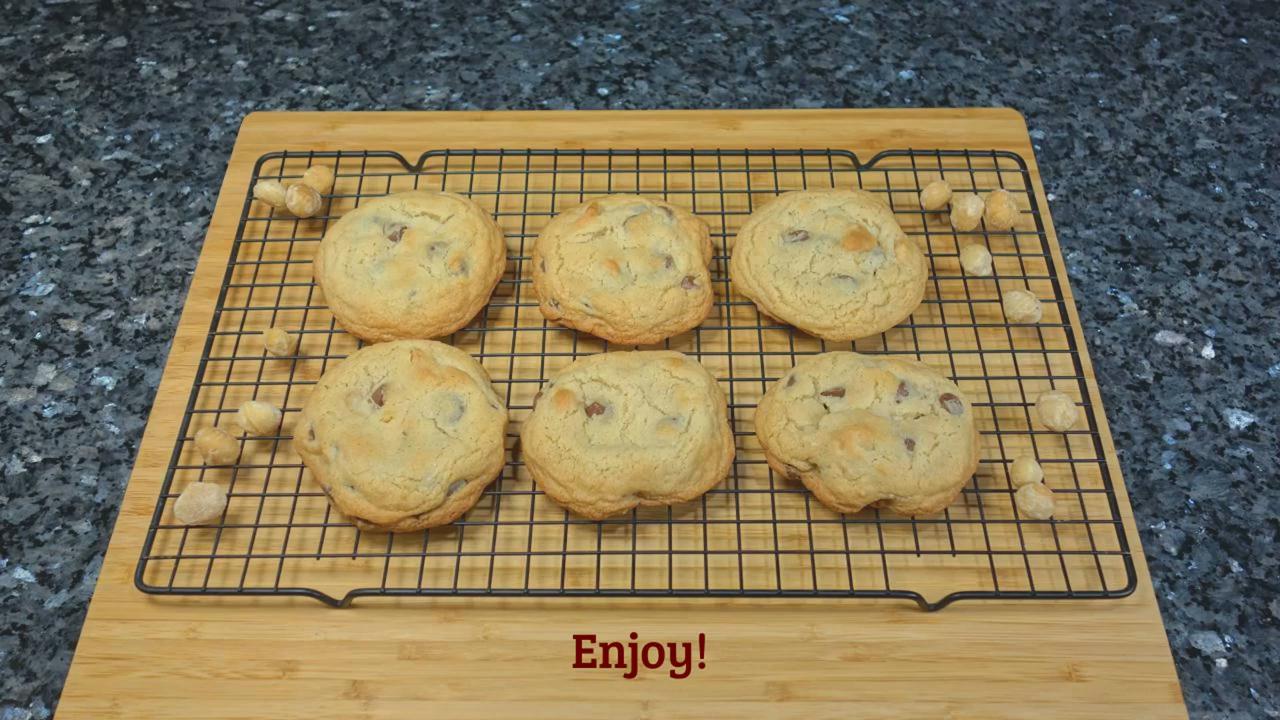 朱古力坚果曲奇,日式朱古力曲奇