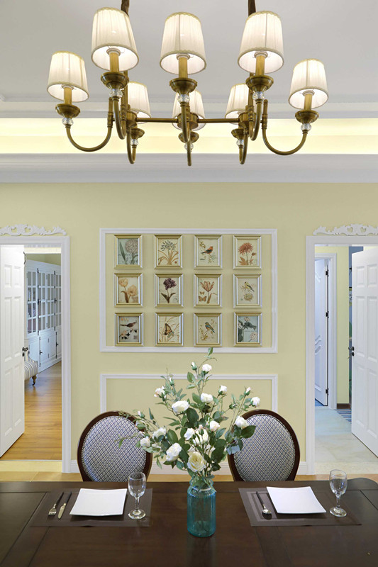 95万打造273平美式四居室，舒适休闲，广州水韵蓝湾装修借鉴