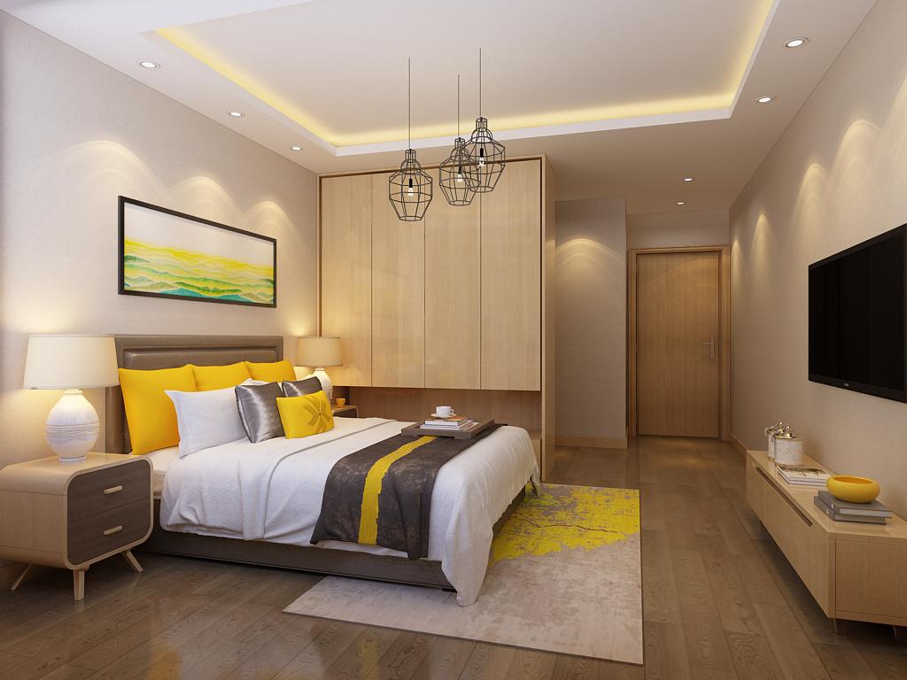 石家庄保利花园60平装修,石家庄保利花园现代简约风格