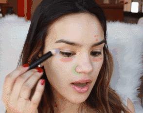 5分钟化妆p图,化妆和p图技巧