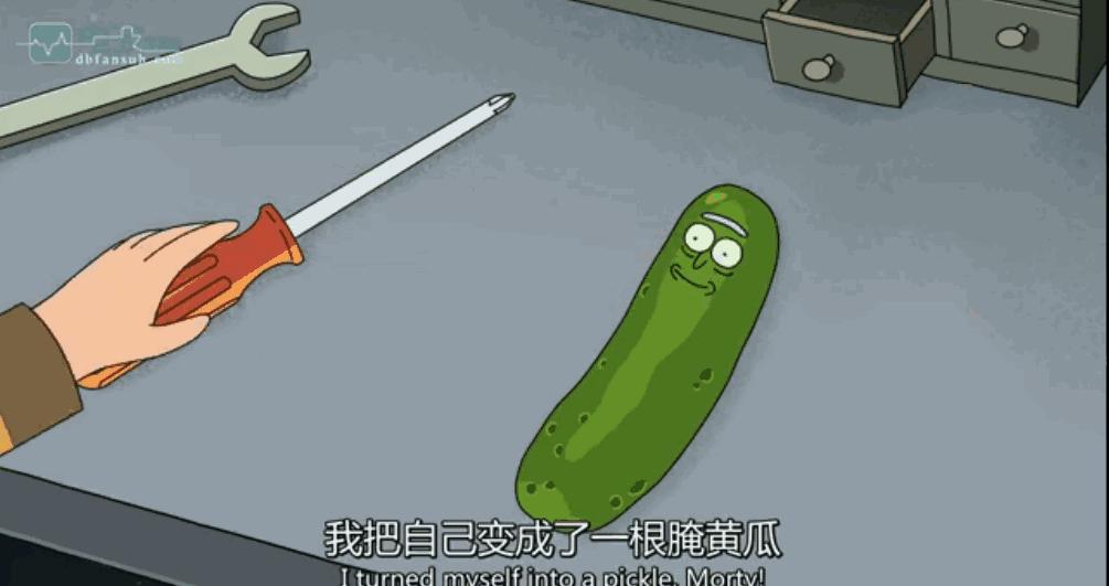 一条黄瓜加上宇宙第一的脑袋，等于无敌的存在，神剧瑞克回归