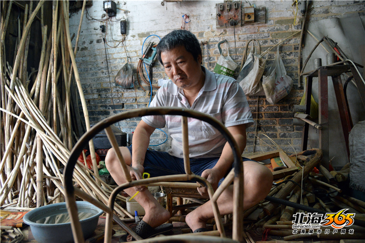 正宗手工编织藤椅,真藤编织藤椅教程