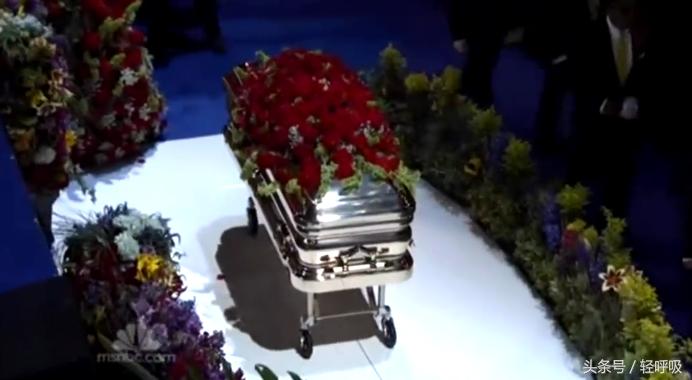 迈克尔杰克逊葬礼场面有多牛,迈克尔杰克逊葬礼50个震撼场面图