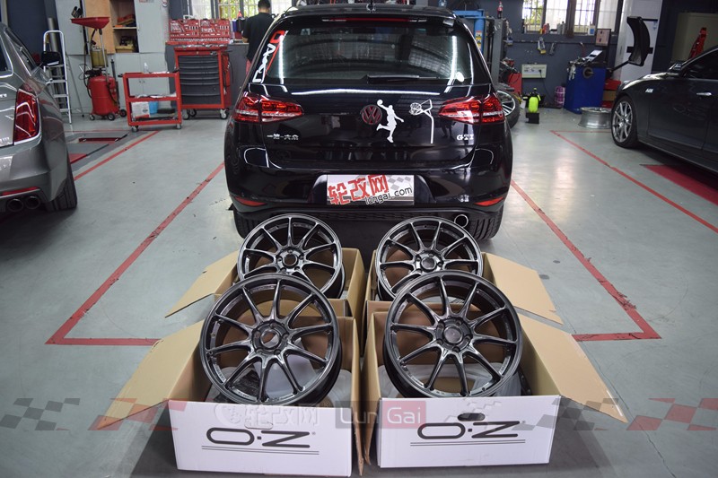 大众高尔夫7.5代gti改装,高尔夫7.5代gti19寸轮毂