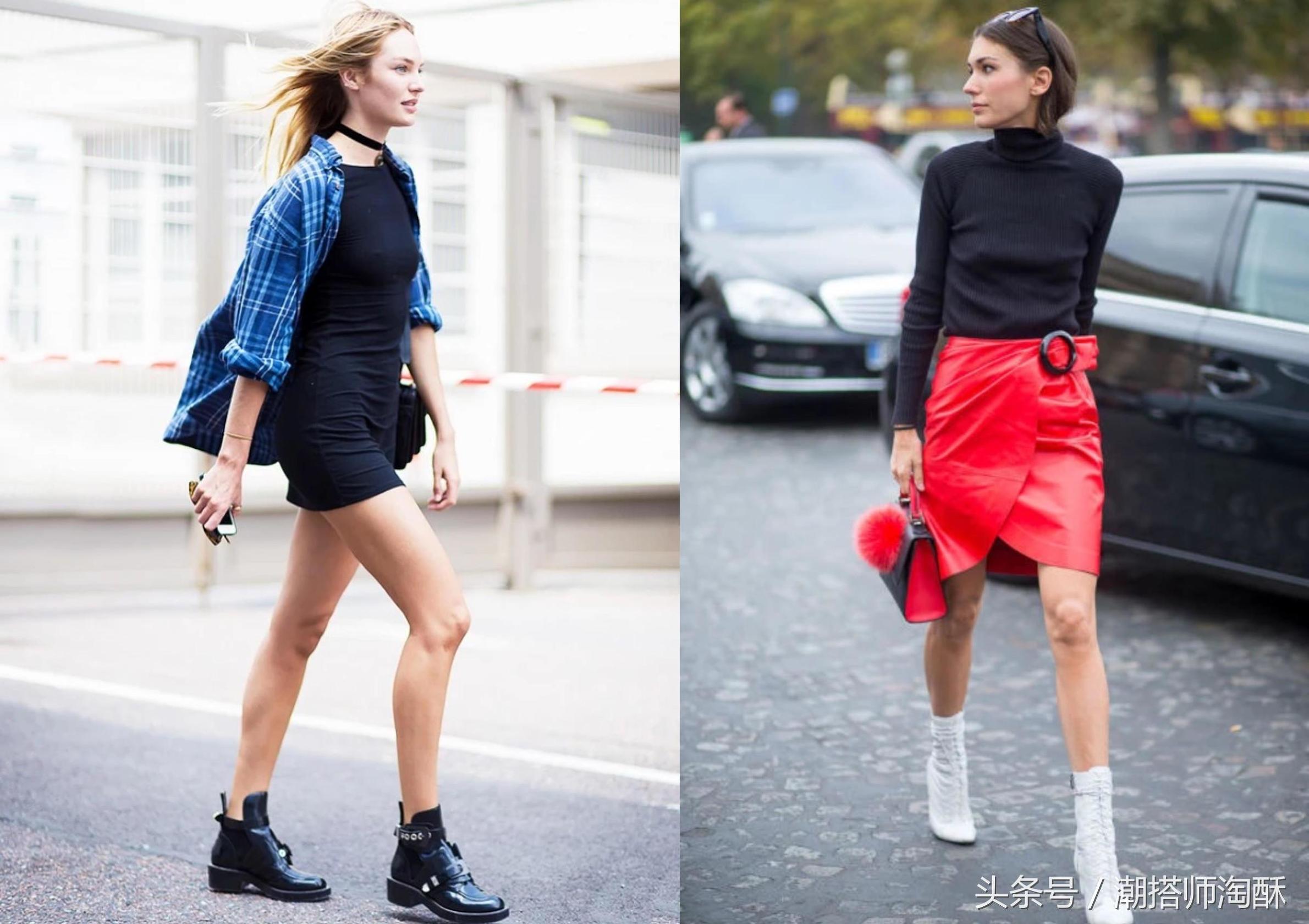 秋季踝靴搭什么裤子,踝靴合集穿搭提升气质又好看