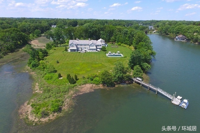 康州私家生态岛屿附设豪华别墅标价1625万美元待售