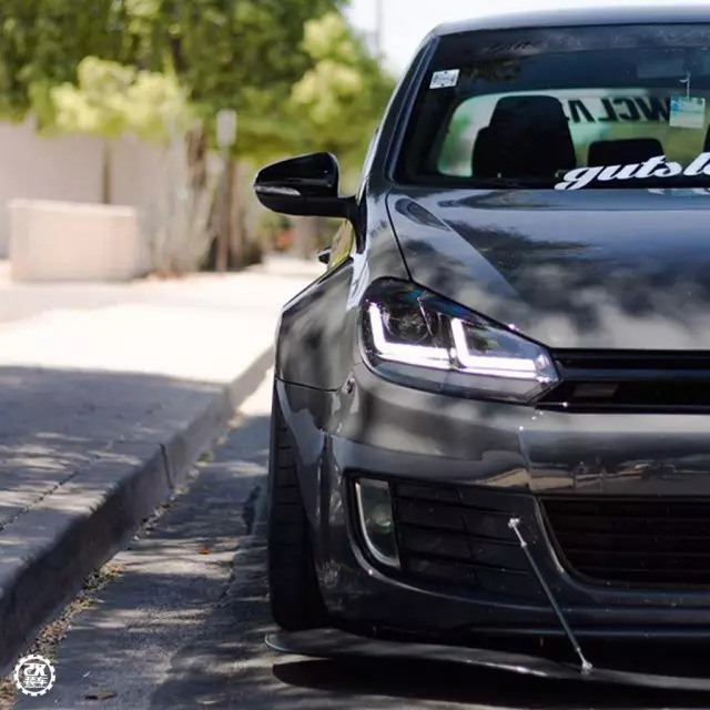 gti改7.5代高尔夫gti大灯,改了十几万的高尔夫gti