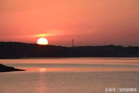 羊山湖日落,铜山湖看日出的地方