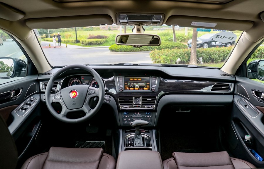 气场十足新一代红旗h7实车图流出,红旗h7感受