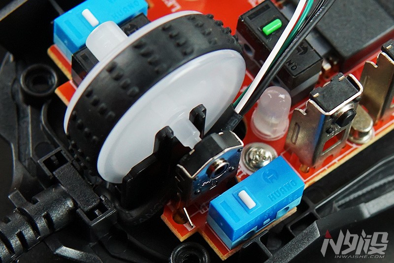 狼蛛580鼠标拆解测评,狼派鼠标拆解