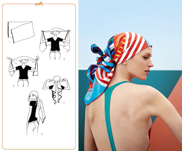 头巾网红爆款怎么摆好看,复古洋气网红高档头巾