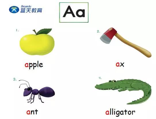 蓝天英语老师,少儿英语启蒙二十六个英语字母