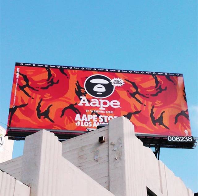 不甘做支线争上位？Aape洛杉矶新店要从Supreme碗里抢钱？