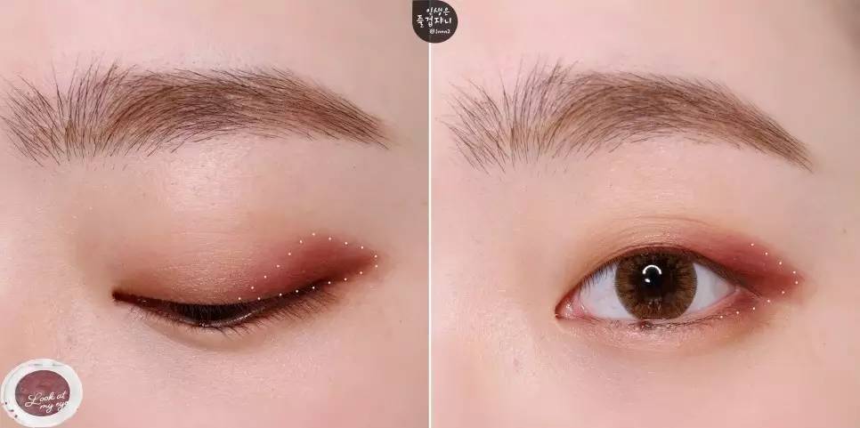 内双接近单眼皮如何画眼妆视频,单眼皮小眼睛内双肿眼泡眼妆教程