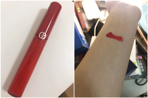 阿玛尼402哑光小胖丁试色,阿玛尼口红503小胖丁