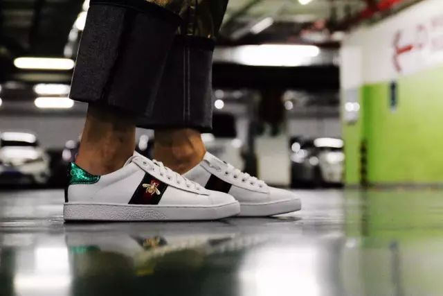 古琦印花小白鞋,古琦小白鞋同款