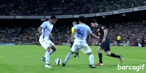 梅西最可怕的一次过人,分析一下梅西的过人