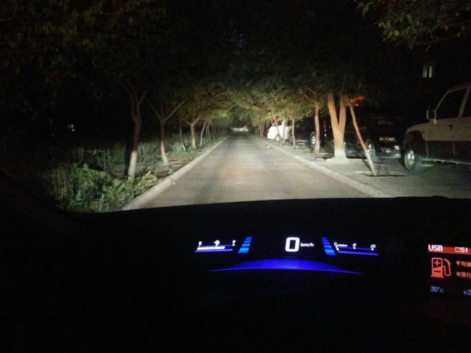 北极星车灯改造,北极星改灯图片