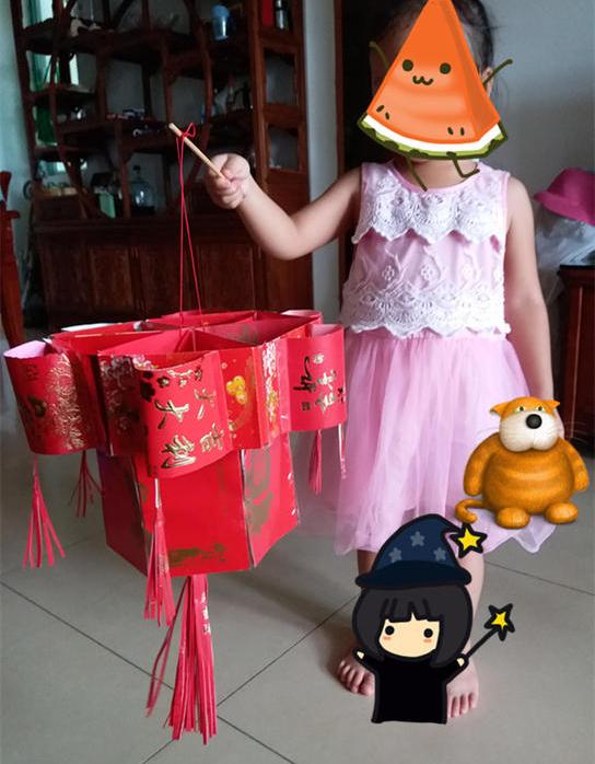 幼儿园第一个手工作品灯笼,幼儿园小朋友制作灯笼美篇