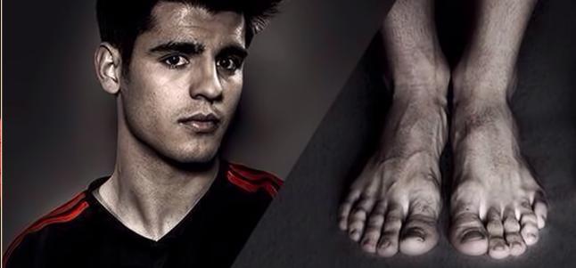 你知道足球长什么样子吗,足球球星的脚长什么样