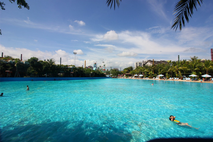 带着寻宝记游遍祖国大好河山,带着挖机去海边度假