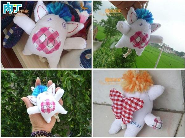 用袜子自制娃娃diy,袜子娃娃手工制作简单