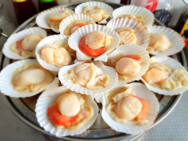 蒜蓉扇贝粉丝蒸多长时间,蒜蓉粉丝蒸扇贝制作方法