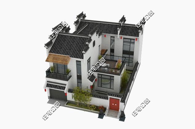 徽派农村别墅设计,农村徽派别墅设计方案