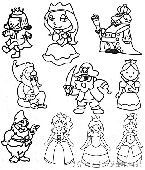 简笔画初学幼儿5-6岁人物,简笔画大全小孩在做作业的场景