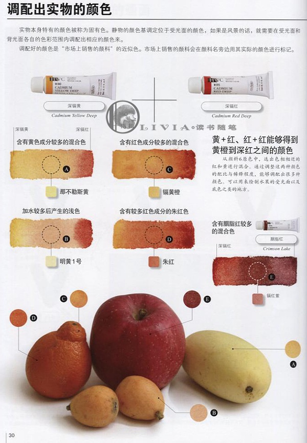 用水彩画达到极致的调色方法的书,水彩画12色颜料调色表大全