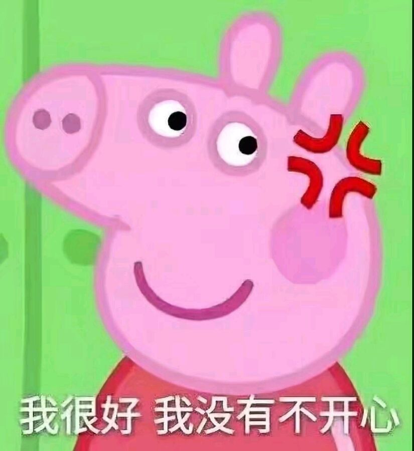 听说你们喜欢我的表情包,小猪佩奇交作业表情包