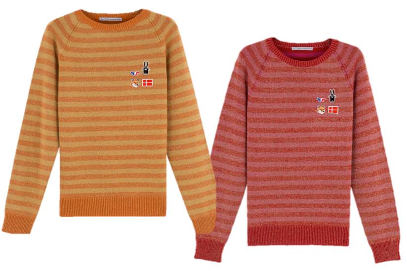 条纹毛衫怎么织好看,条纹大毛衣怎么搭配