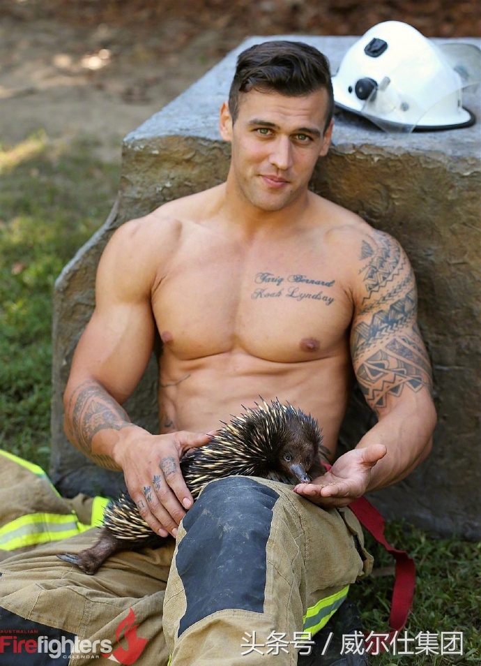 澳洲消防员公益日历图,澳大利亚消防员的日历