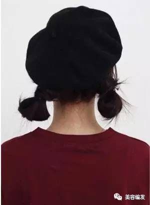 圆脸短发发型编发戴帽子发量多,披肩发编发中短发圆脸温柔