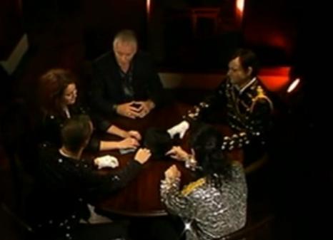 迈克尔杰克逊和世界名模同台表演,迈克尔杰克逊生前粉丝见面会视频