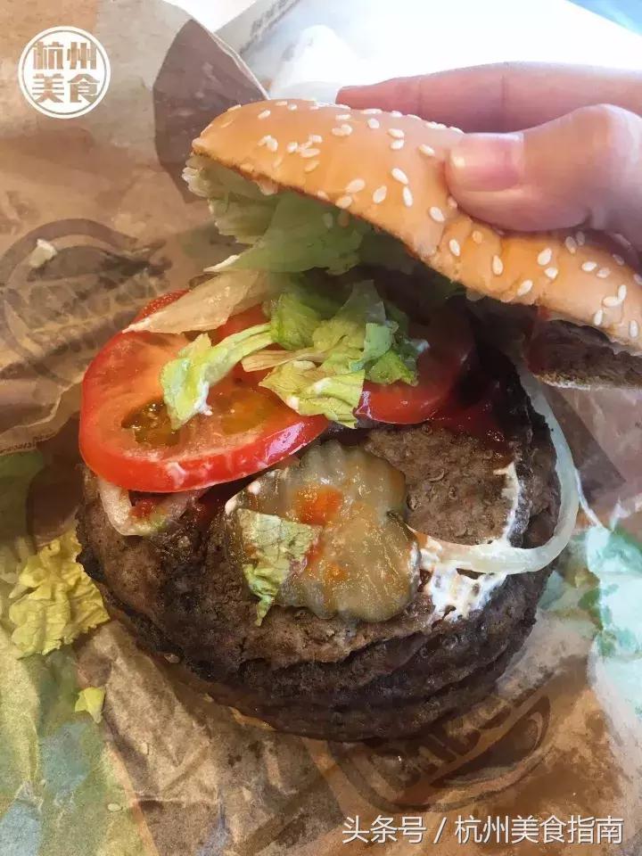 汉堡王新出汉堡,汉堡王三层天椒皇堡测评