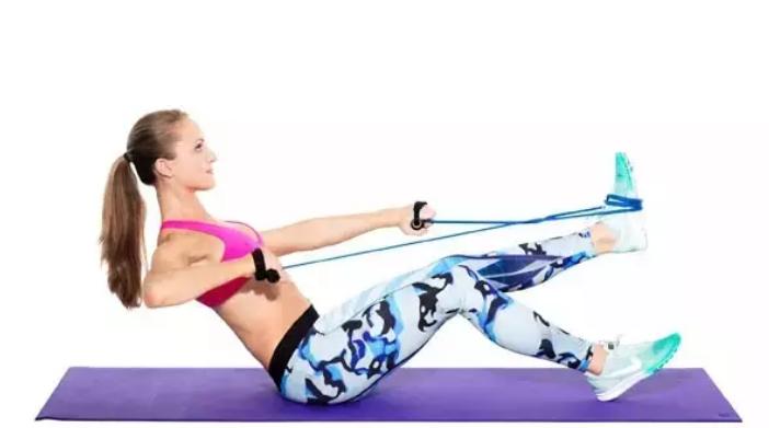 便捷简单的弹力绳,雕刻肌肉曲线燃烧身体脂肪,在家就能练!